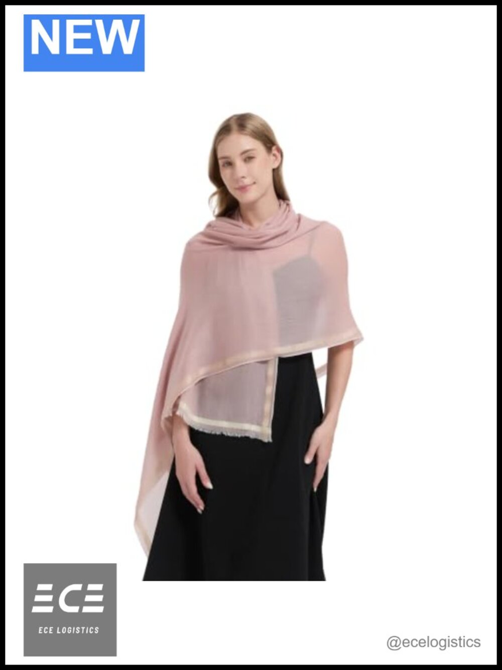 100% Cashmere Wrap Travel Shawl Scarf Pashmina Stole All-Season Scarf